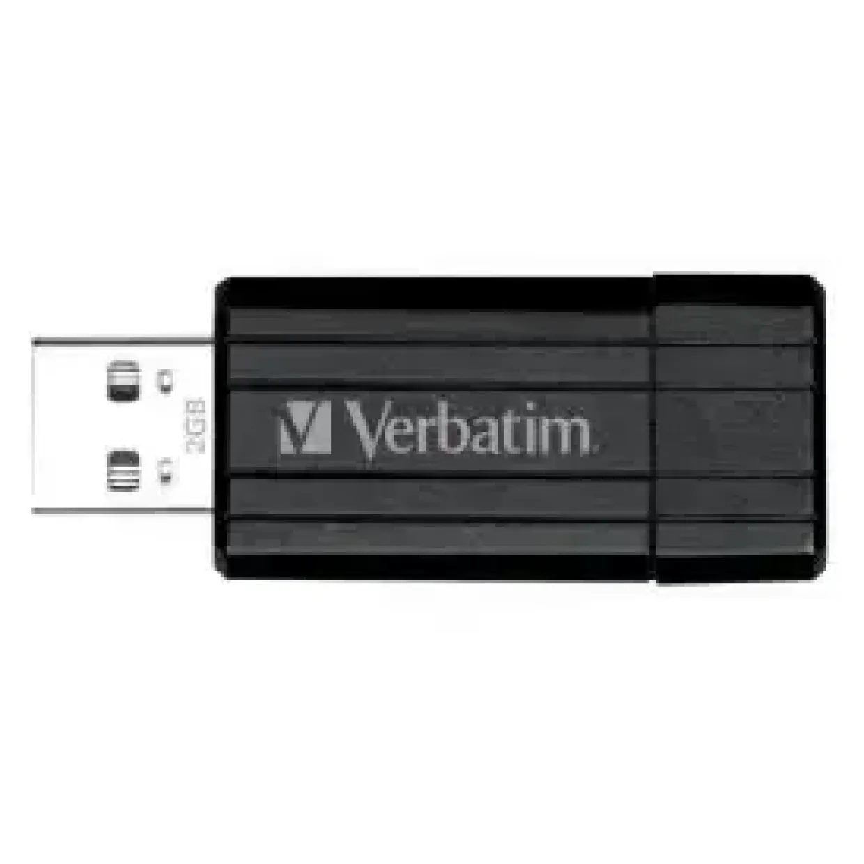 USB-nøgle - Verbatim Store 'N' Go PinStripe - 128 GB - USB - Sort
