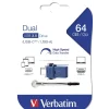 USB stik Verbatim Dual Drive USB 3.0/USB-C 64GB, Black