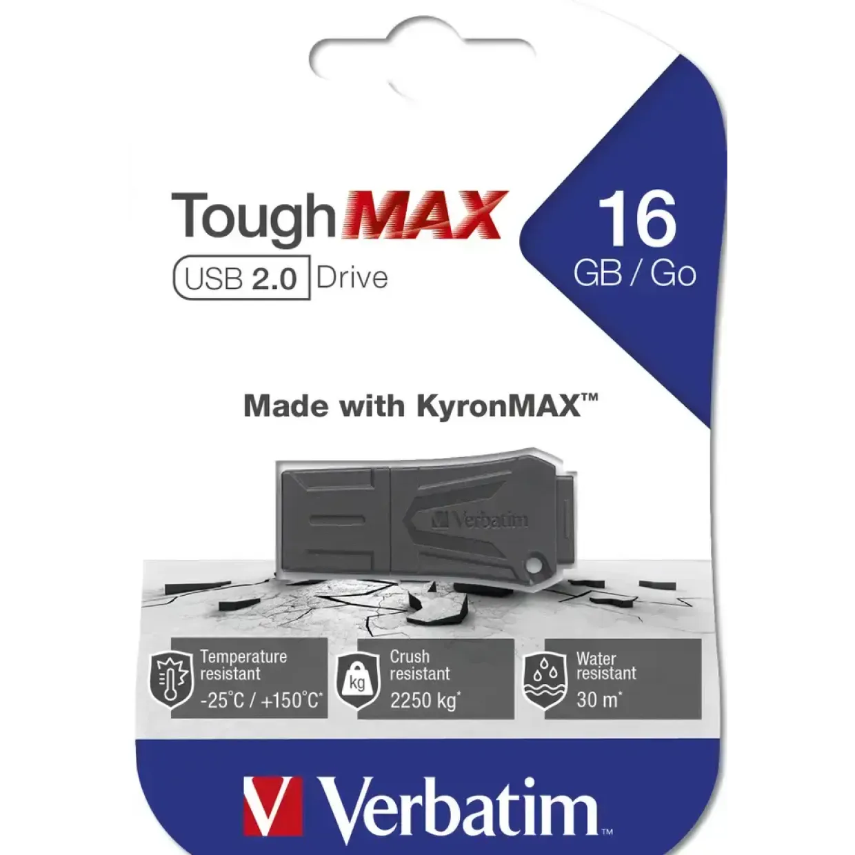 USB stik Verbatim USB 2.0 ToughMAX 32GB, Black