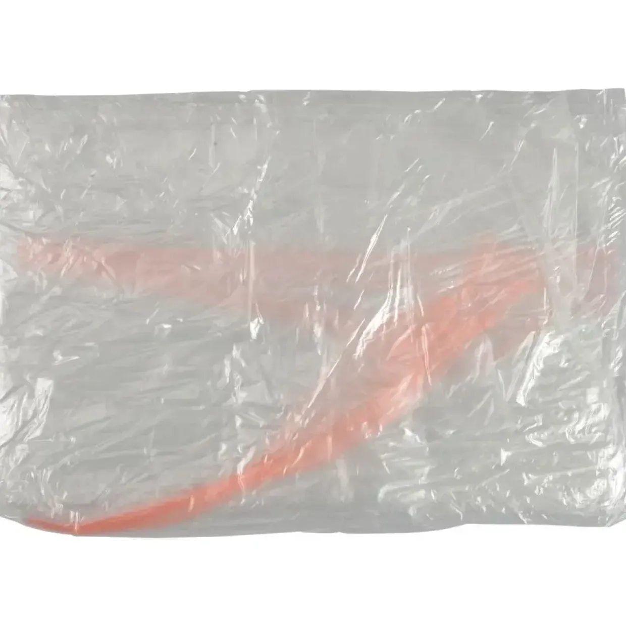 Vandopløselig sæk, 120 l, klar, virgin, 76x103cm, varmtvandsopløselig - 300 stk