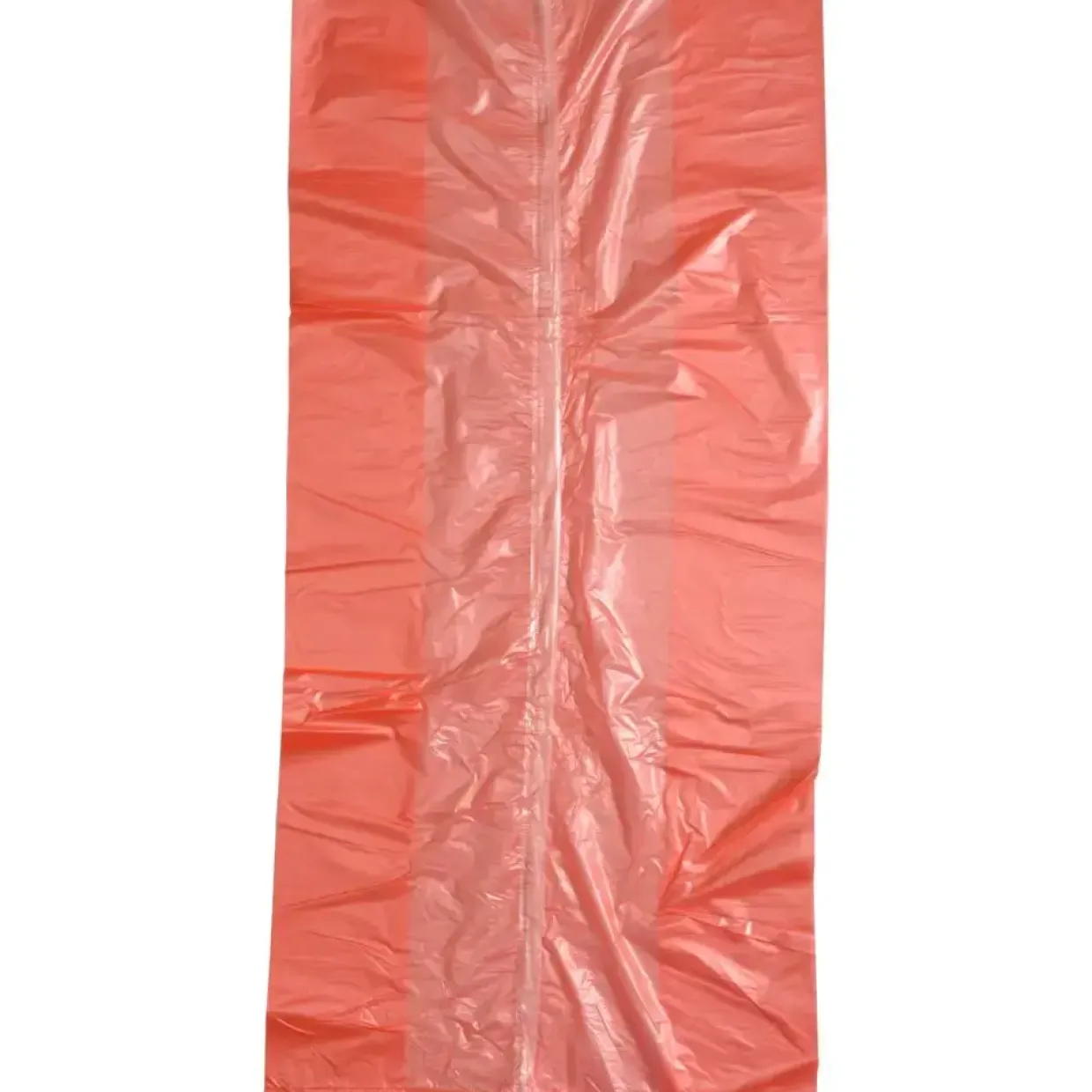 Vandopløselig sæk 120 L rød virgin 76x103cm - 300 stk