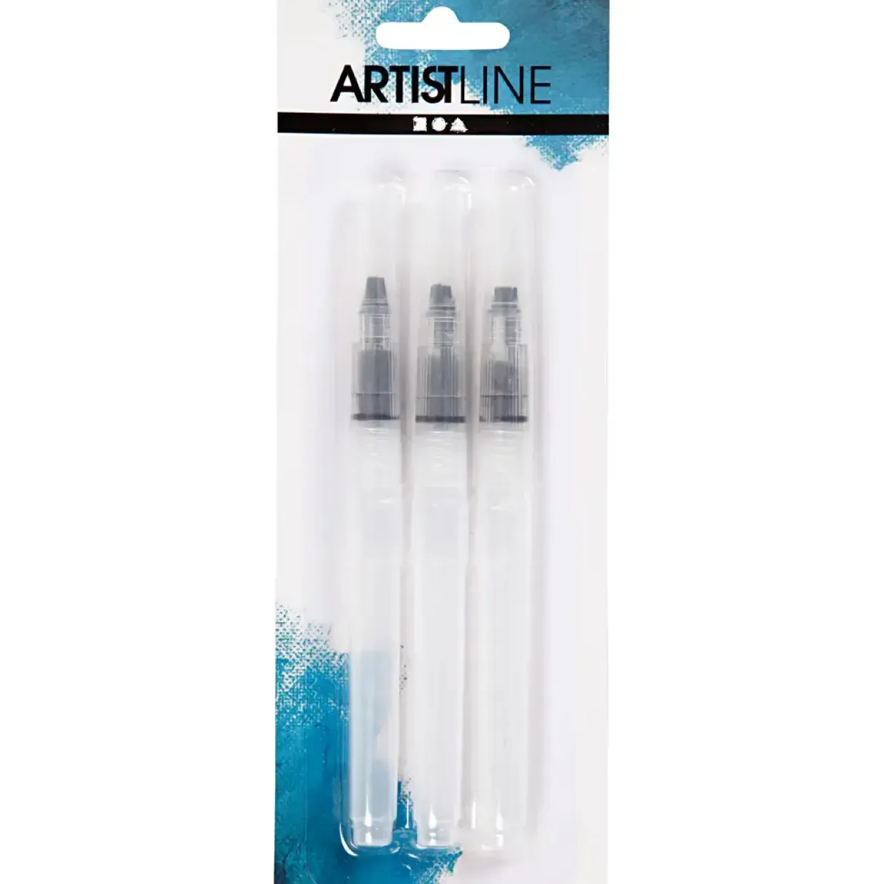 Vandpensler, str. S + M + L , 10 ml, 3stk.