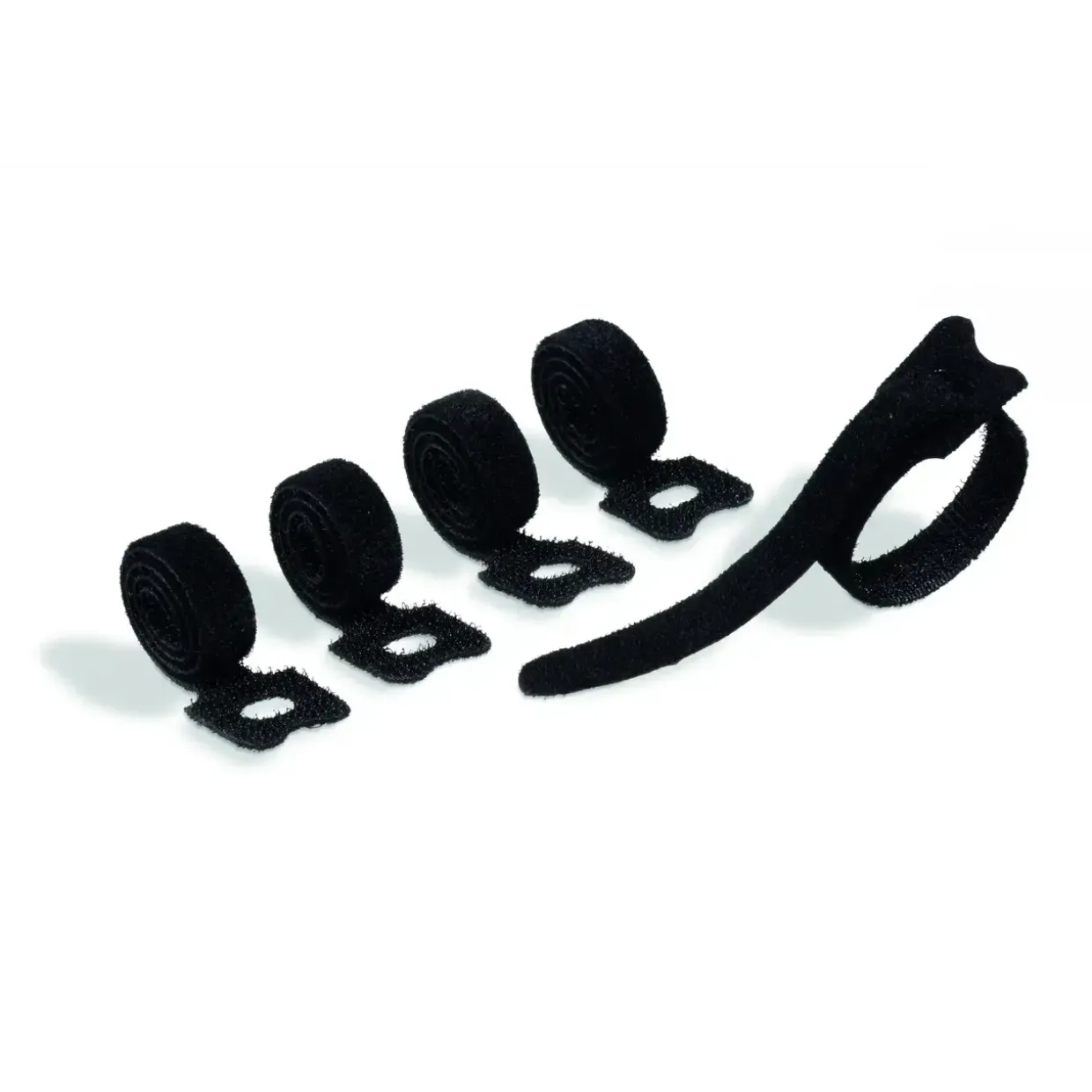 Velcro kabelbinder sort 2 x 20 cm CAVOLINE GRIP TIE - pakke med 5 stk.