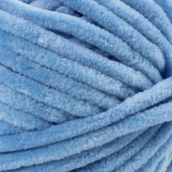 Velourgarn, L: 105 m, pind 5-6, denim blå, 100 g/ 1 ngl.