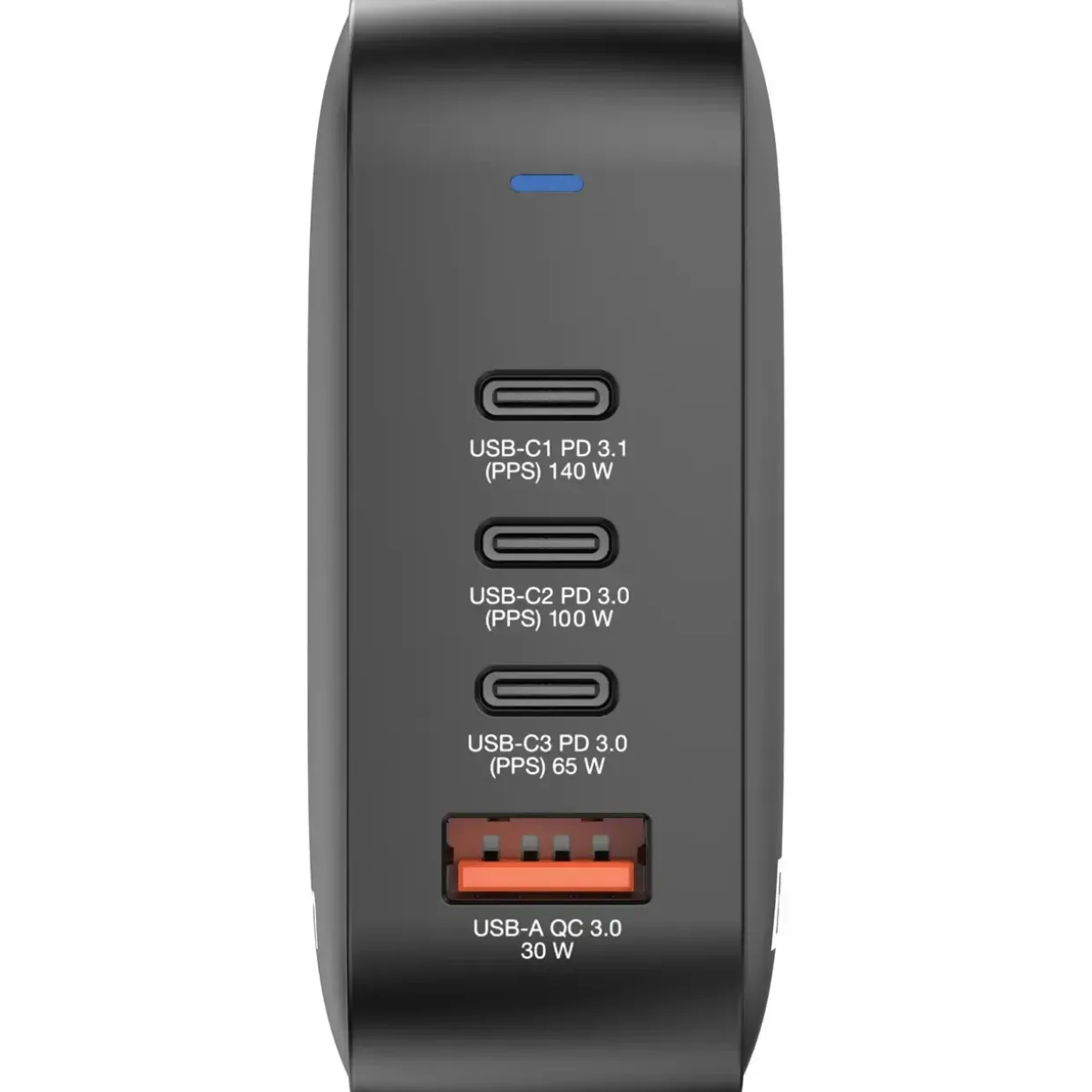 Verbatim Charger Mini GaN 165W 4 Port US/EU/UK ADP sort