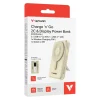 Verbatim VERBATIM Charge'n'Go 2C & Display PowerBank 10000 mAh Gold