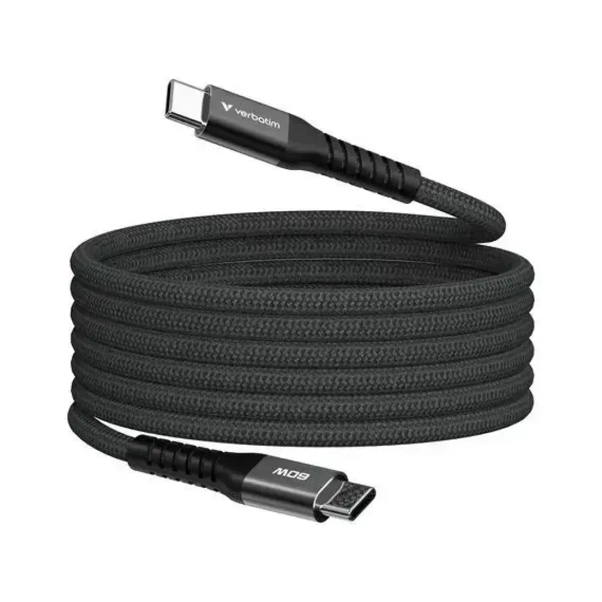 Verbatim VERBATIM Sync N Charge USB C-USB C 60W Magnetic 1.2m Black