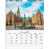 Vægkalender - Danske slotte - 296x393mm - Spiral - 2027 - Mayland - 27066200