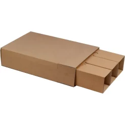 Vinemballage yderkasse til 3 flasker - 315x106x395mm fefco 0203 - 25 stk