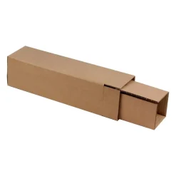 Vinemballage yderkasse til 1 flaske - 106x106x395mm fefco 0201 - 25 stk