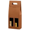 Vingaveæske - 2 Flasker 75 cl - Brun - 20 stk