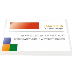 Visitkortlommer selvklæbende 105 x 60 mm - 10 stk.