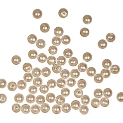 Voksperler, diam. 4 mm, hulstr. 0,7 mm, perlemor, 150stk.