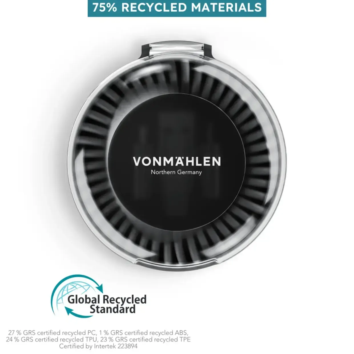 Vonmählen Allroundo eco - The Sustainable All-in-One Cable Black