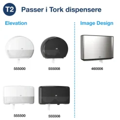 WC papir Tork 110163 Jumbo Mini T2 Advanced - 12 ruller