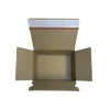 Webshopkasse 200x200x100mm brun med tape og tearstrip - 15 stk