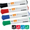 Whiteboard marker Nobo Glide ass (4) - Køb minimum 10 stk.