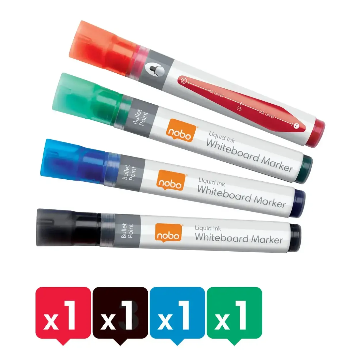 Whiteboard marker Nobo LiquidInk ass (4)