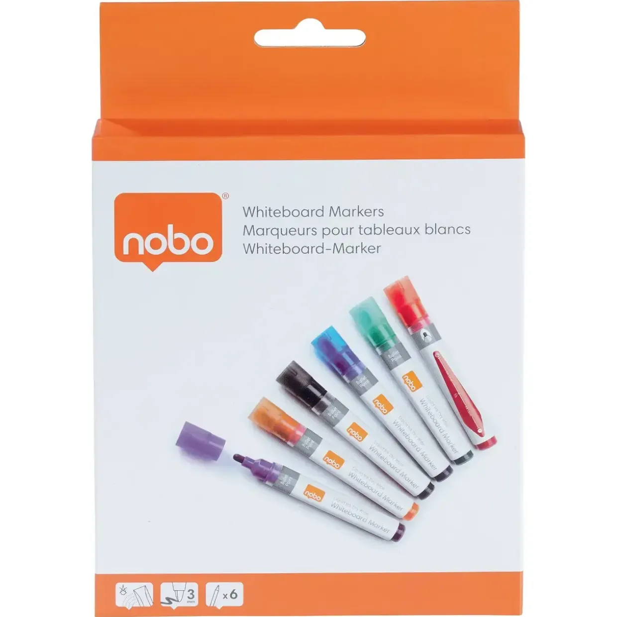 Whiteboard marker Nobo LiquidInk ass