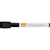 Whiteboard marker Nobo med magnetisk hætte sort - Køb minimum 6 stk.