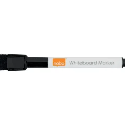Whiteboard marker Nobo med magnetisk hætte sort - Køb minimum 6 stk.