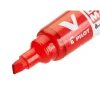 Whiteboard marker - Pilot - V Board - chisel/broad BG - Rød