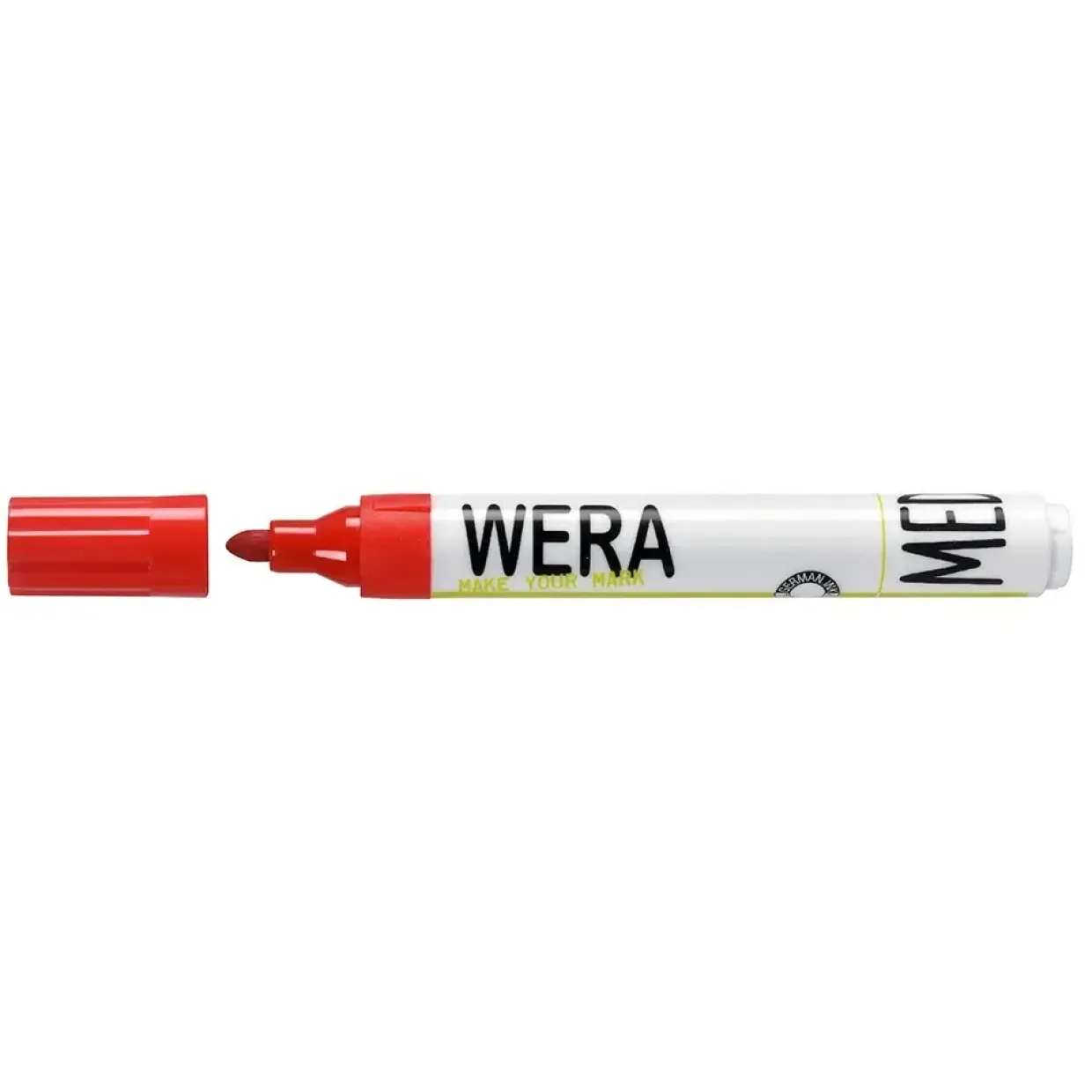 Whiteboardmarker WERA rød - rund 1-3mm - 12 stk