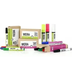 Whiteboardmarker WERA sort - rund 1-3mm - 12 stk