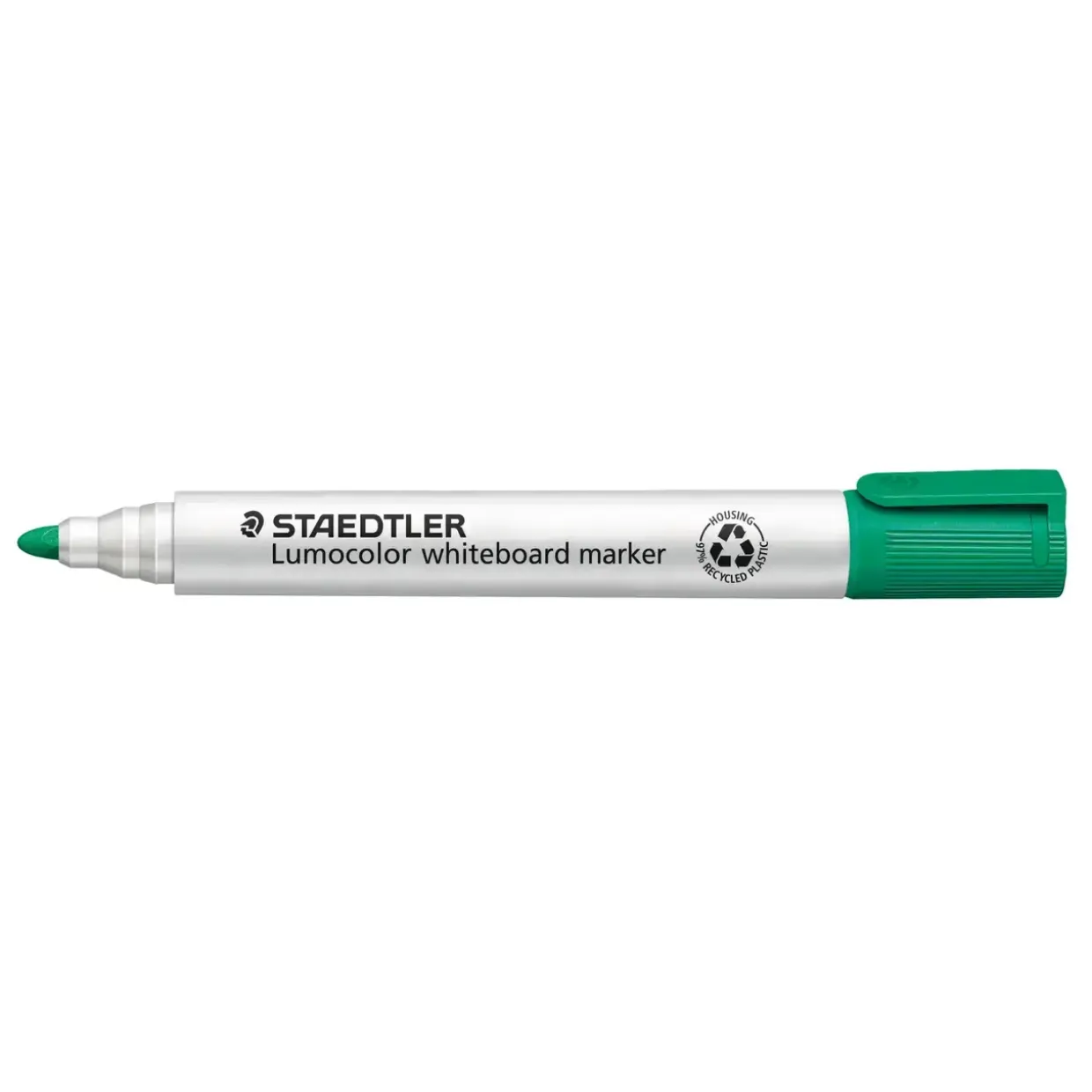 Whiteboard tusch - Staedtler Lumocolor grøn 2,0 mm - 10 stk